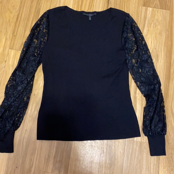 White House Black Market Sweaters - Beautiful WHBM sweater w/ lace sleeves